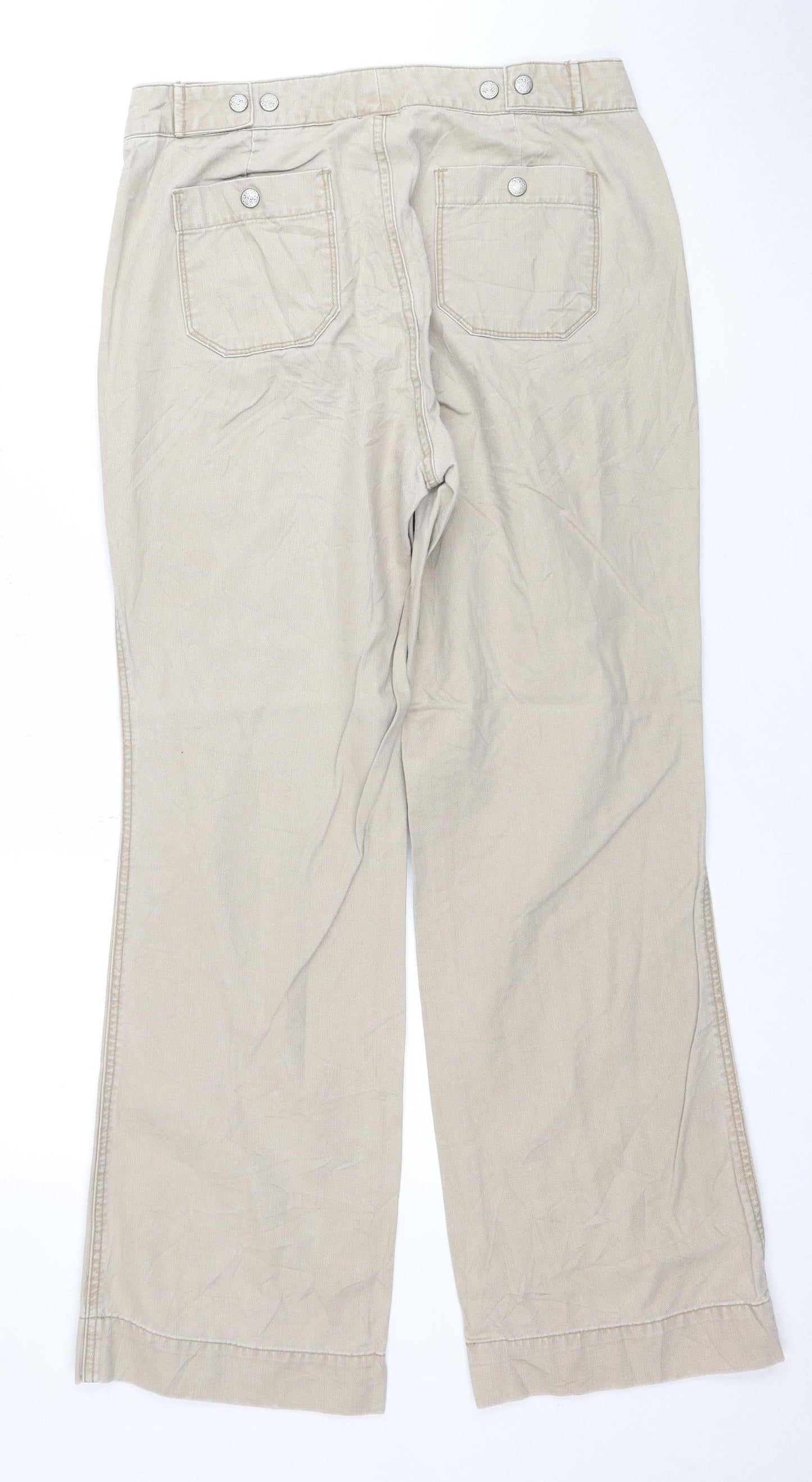 Dockers Women's Beige Chino Trousers Size 8