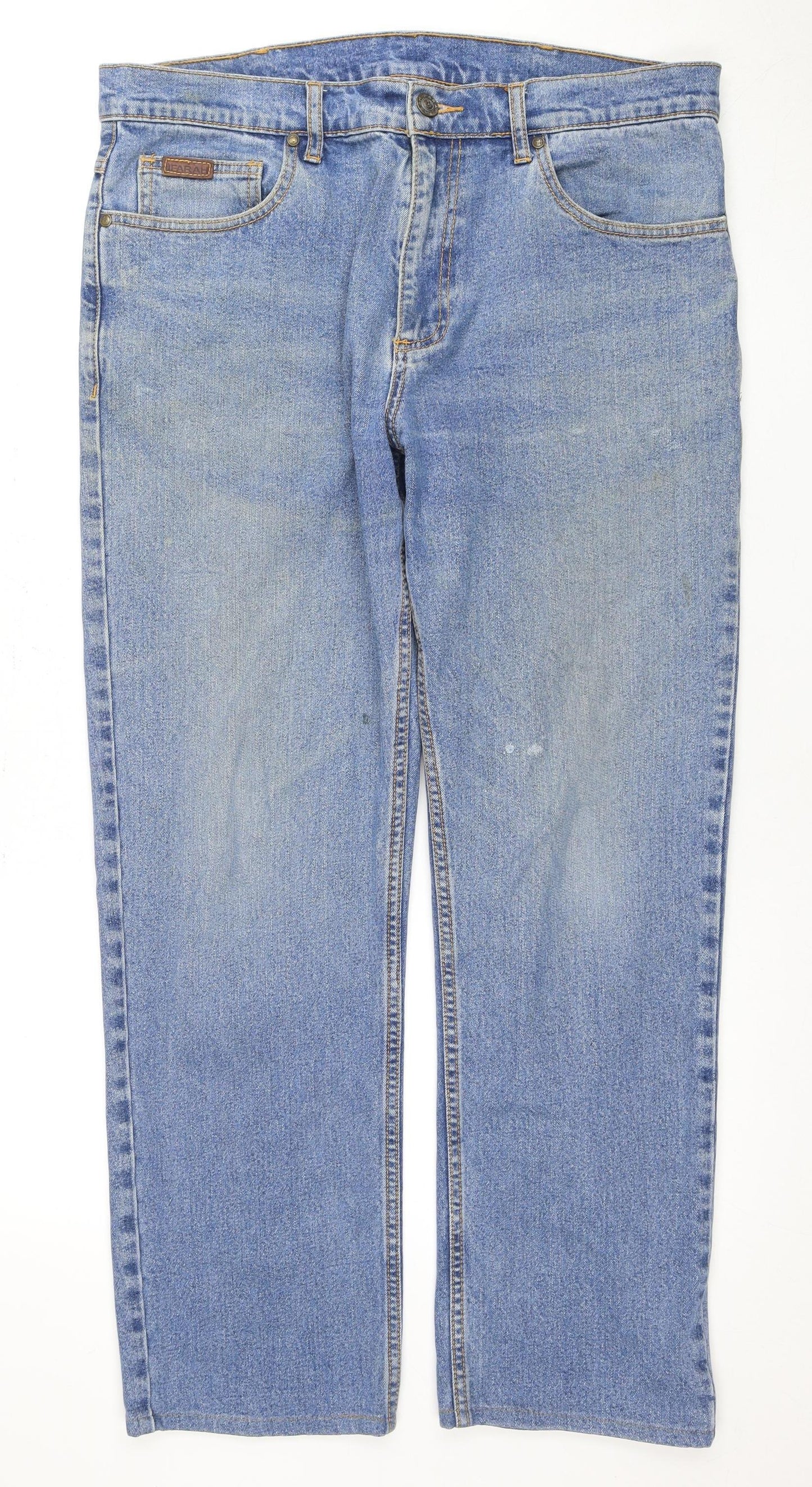 Farah Classic Men's Blue Straight Jeans Size 36