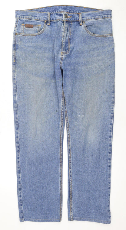 Farah Classic Men's Blue Straight Jeans Size 36