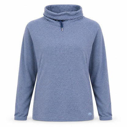 Front view of Trespass Blue unisex lightweight sweatshirt m