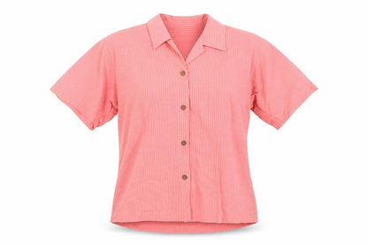 Womens UK Size S Columbia Pink  Button-Up