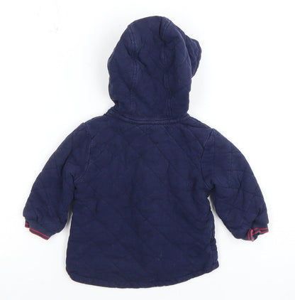 Jasper Conran Blue Puffer Jacket, Unisex, 6-9 Months