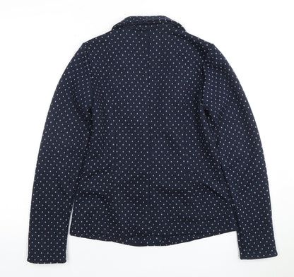Kew Women's Blue Polka Dot Blazer XS