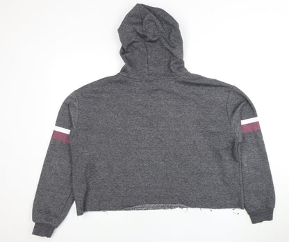 Harry Potter Women's Grey Hoodie, Size 18, Hogwarts Design