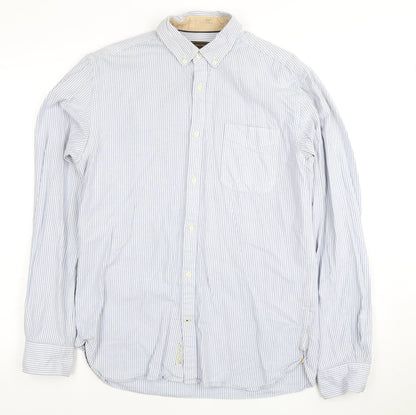 Mens UK Collar Size M JACK & JONES Smart Blue  Dress Shirt