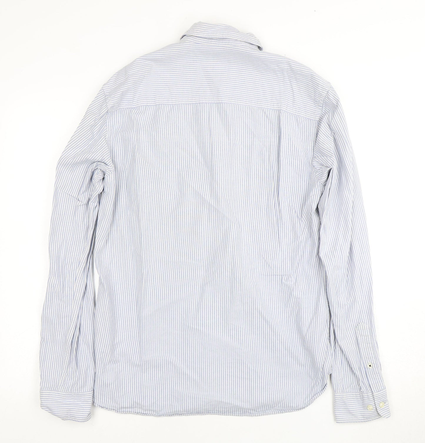 Mens UK Collar Size M JACK & JONES Smart Blue  Dress Shirt