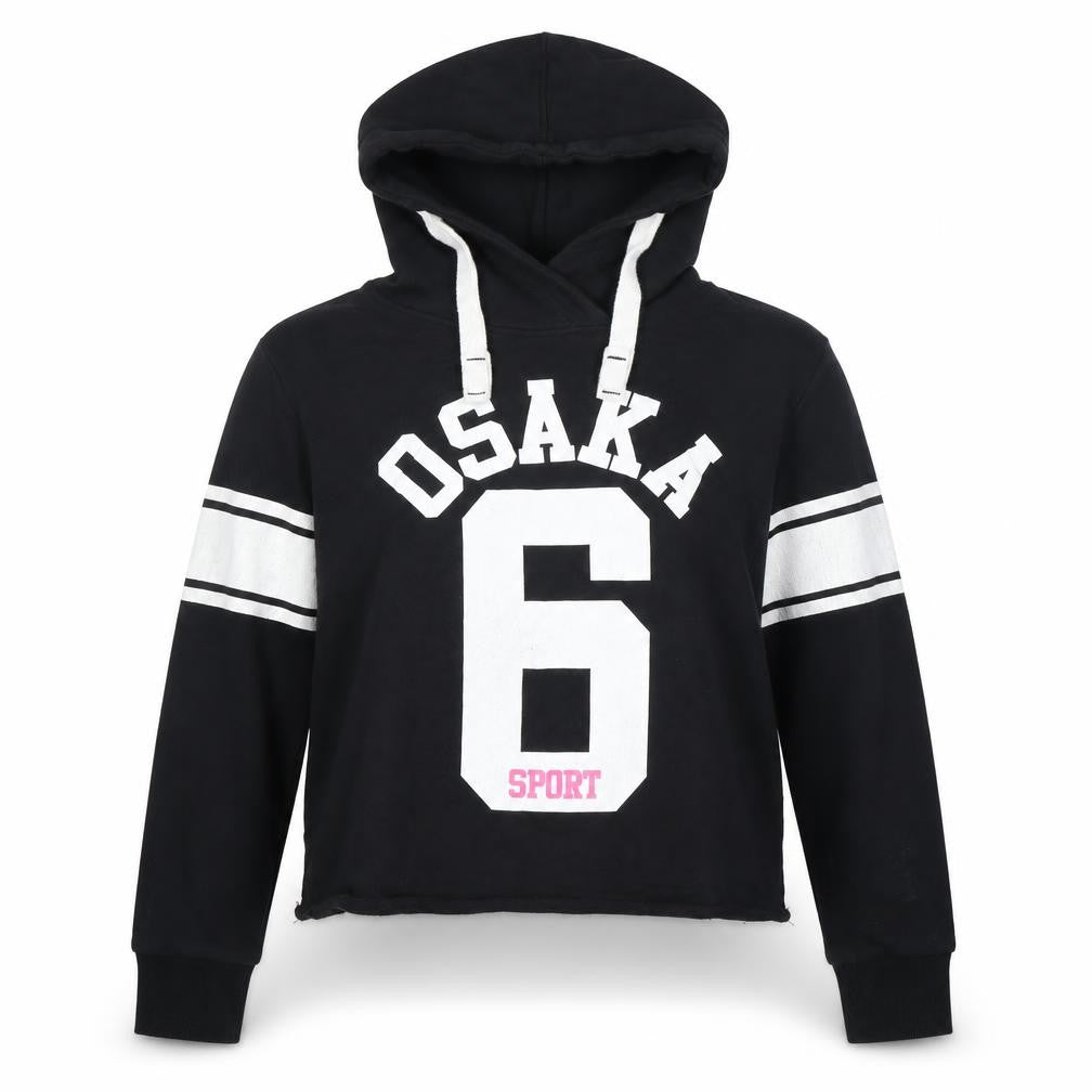 Womens UK Size XS Superdry Black Pullover Hoodie