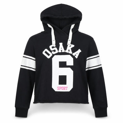 Womens UK Size XS Superdry Black Pullover Hoodie