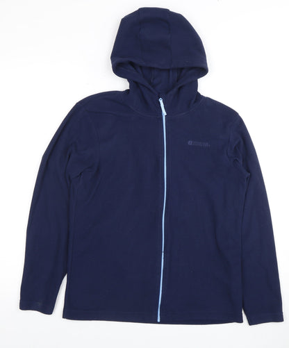 Mountain Warehouse Boys Blue Fleece Zip-Up Hoodie Jacket 13Y