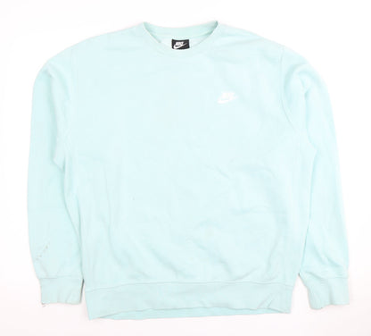 Nike Unisex Blue Pullover Sweatshirt M
