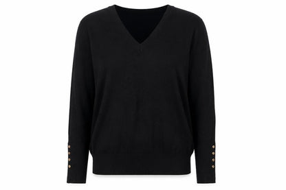 Womens UK Size 12 Zara Black Pullover Jumper