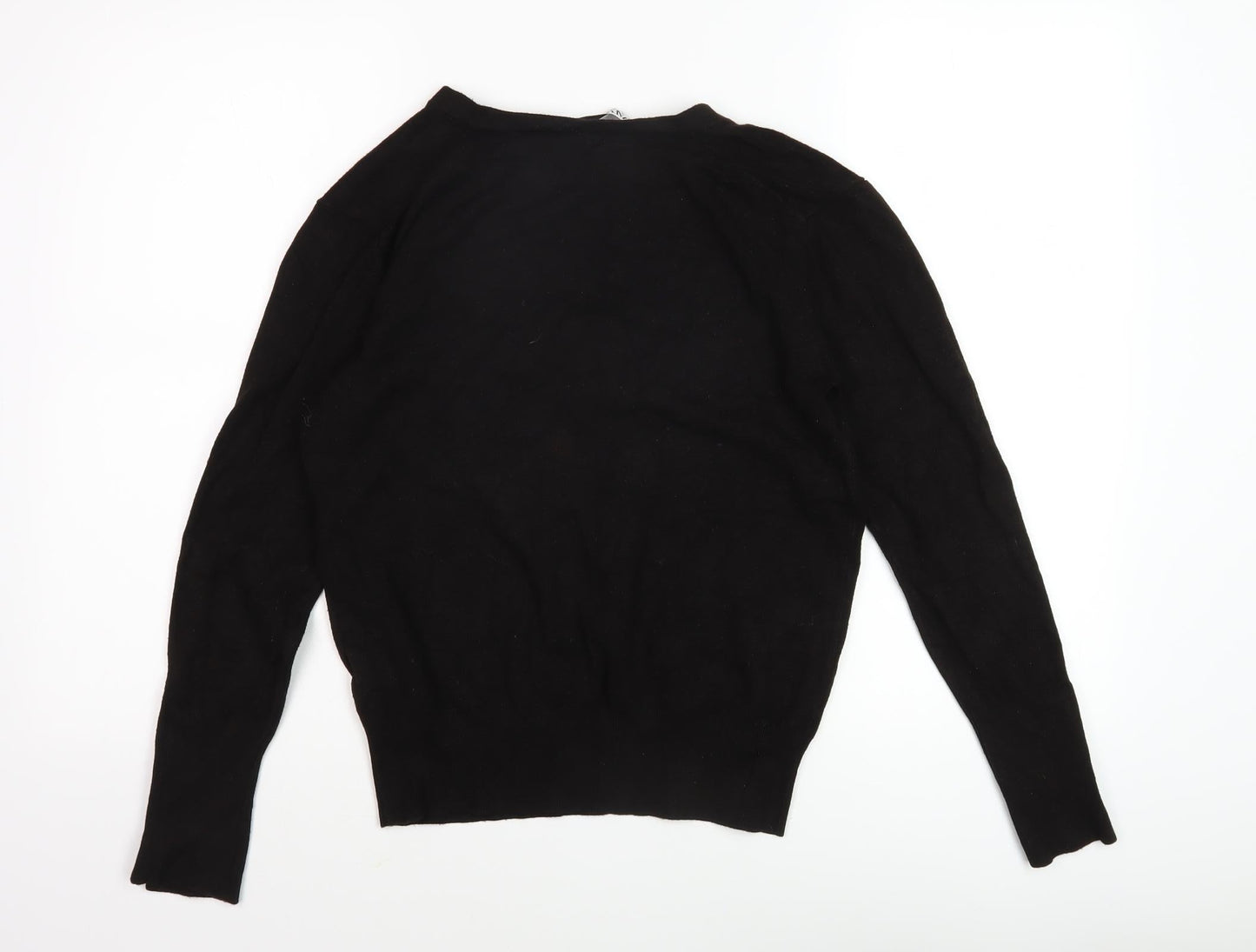Womens UK Size 12 Zara Black Pullover Jumper