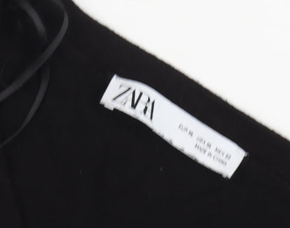 Womens UK Size 12 Zara Black Pullover Jumper