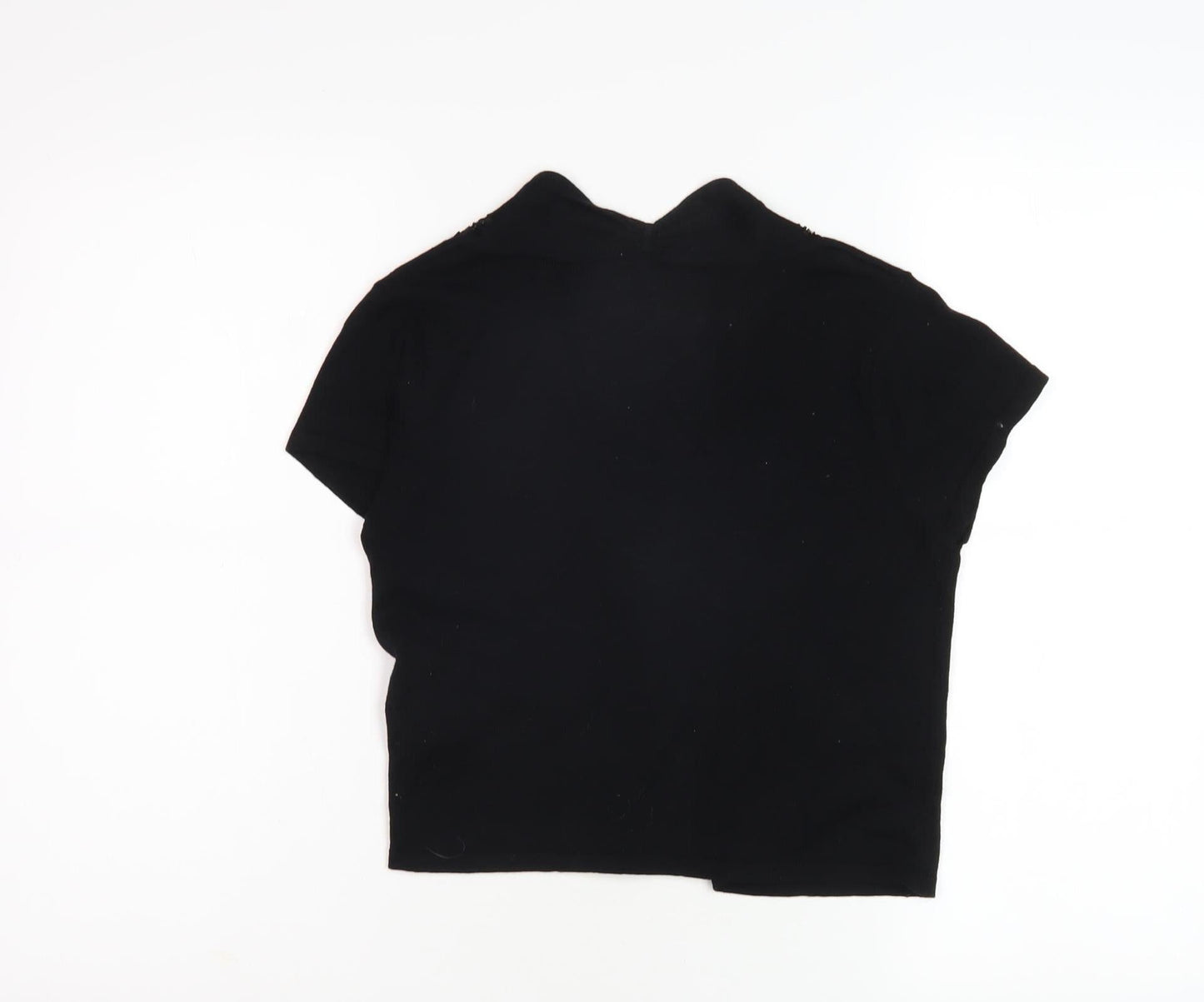 Womens UK Size 10 Redherring Black Shrug Jumper