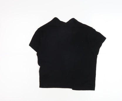Womens UK Size 10 Redherring Black Shrug Jumper