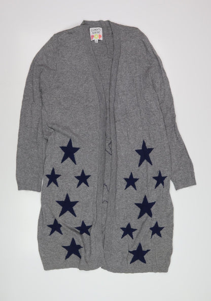 Clements Ribeiro Women's Grey Star Cardigan XL
