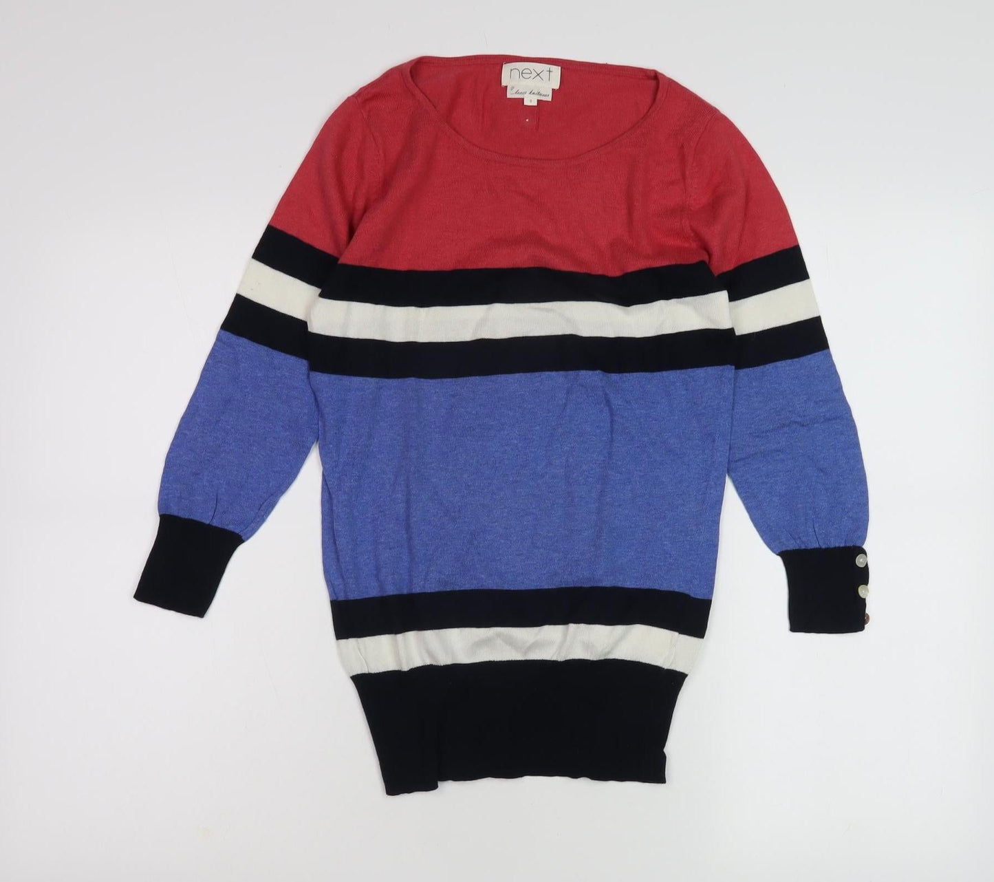 Womens UK Size 8 NEXT Multicoloured Pullover Jumper