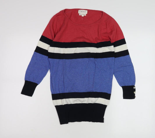 Womens UK Size 8 NEXT Multicoloured Pullover Jumper
