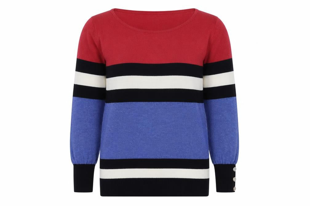 Womens UK Size 8 NEXT Multicoloured Pullover Jumper