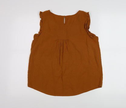 Clockhouse Women's Brown Blouse Size 8, Casual Style