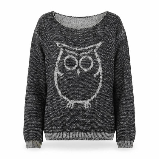 Womens UK Size S QED London Grey Pullover Jumper