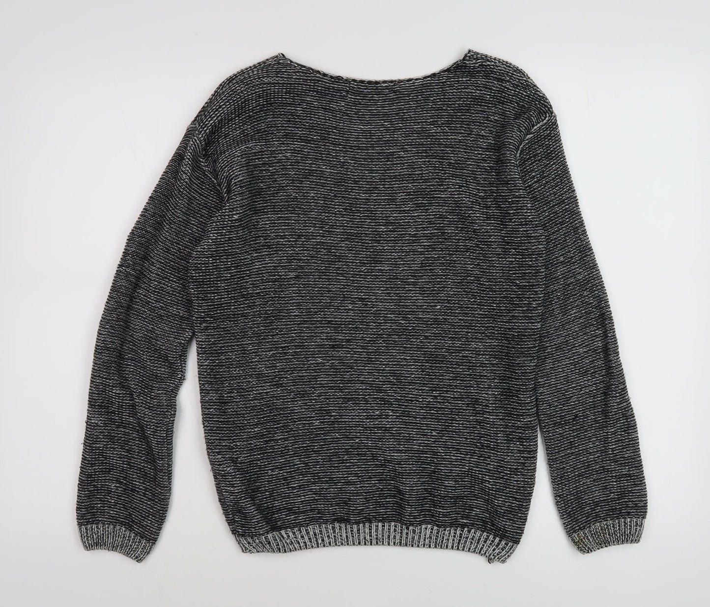Womens UK Size S QED London Grey Pullover Jumper