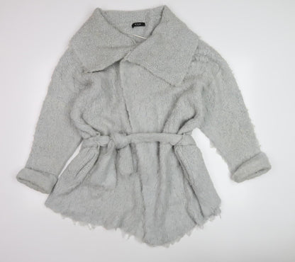 Womens UK Size M VILA Grey Cardigan Jumper
