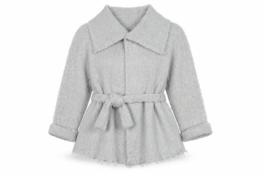 Womens UK Size M VILA Grey Cardigan Jumper