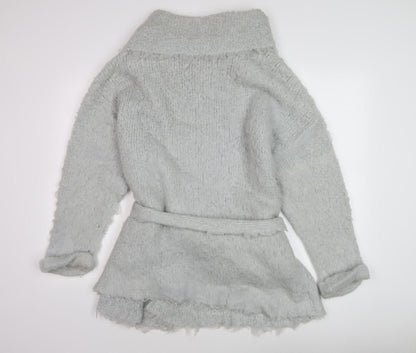 Womens UK Size M VILA Grey Cardigan Jumper