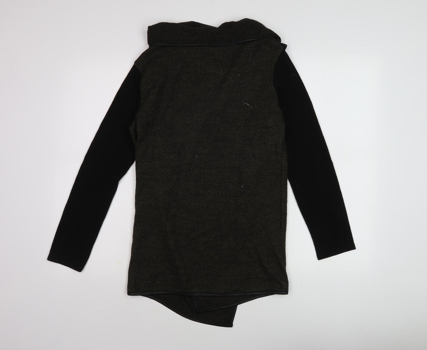 Apricot Women's Black Wrap Jumper, Size S, Casual Knit