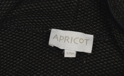 Apricot Women's Black Wrap Jumper, Size S, Casual Knit