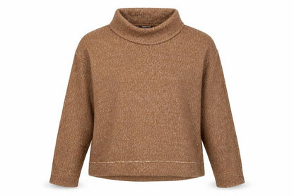 Womens UK Size L Lands' End Brown Pullover Jumper
