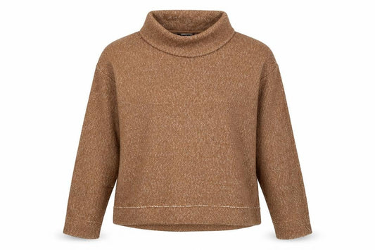 Womens UK Size L Lands' End Brown Pullover Jumper
