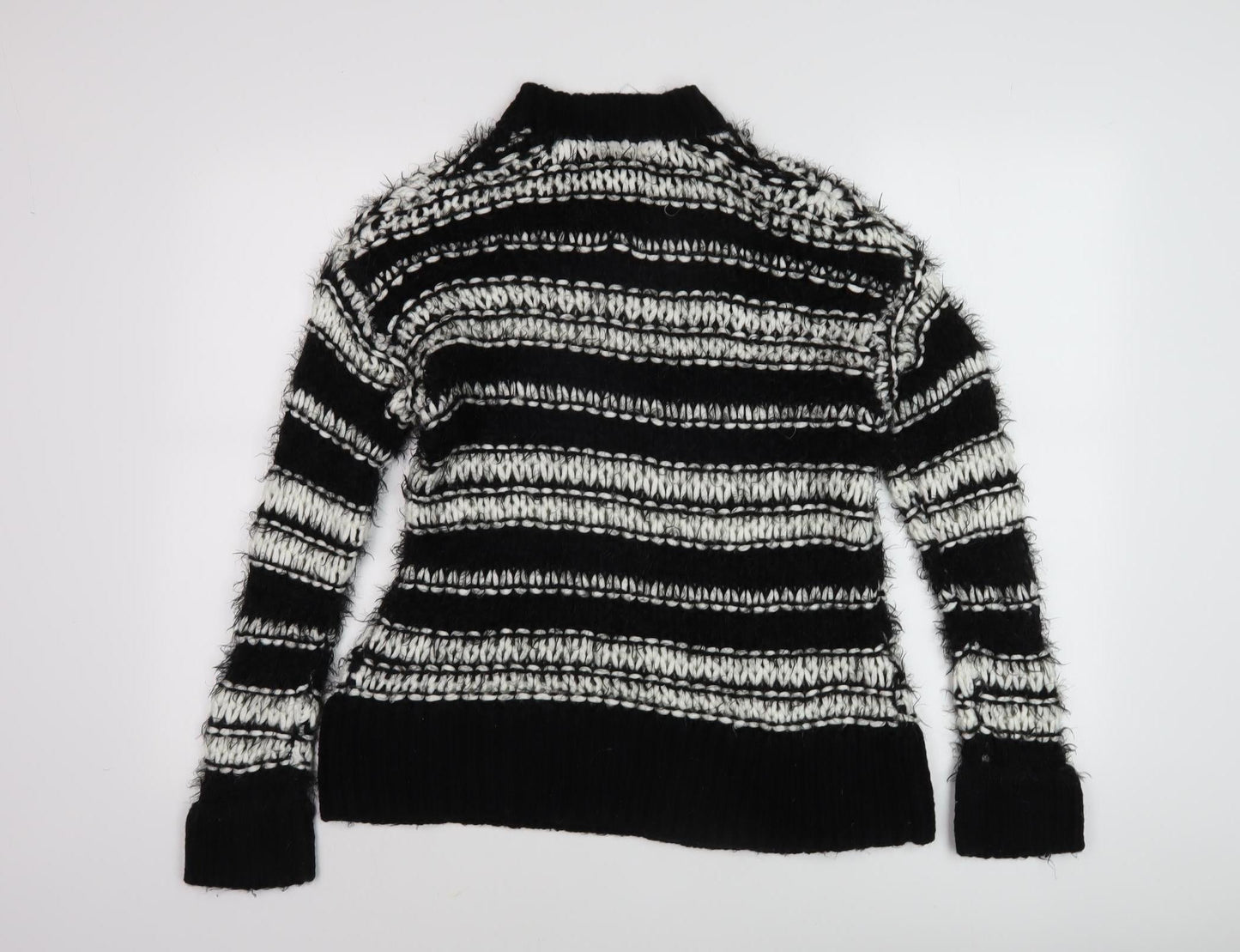 Womens UK Size XS Topshop Black Pullover Jumper
