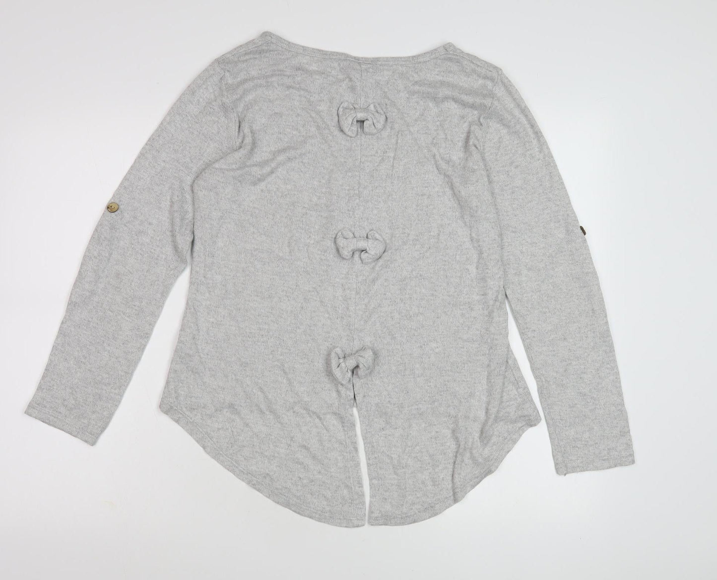 Womens UK Size M Izabel London Grey Pullover Jumper