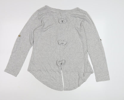 Womens UK Size M Izabel London Grey Pullover Jumper