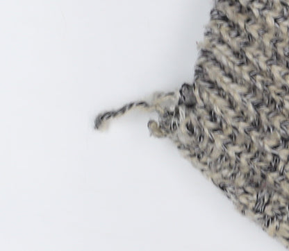 John Lewis Men's Grey Henley Knit Jumper, Size M