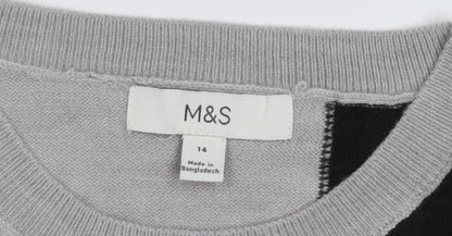 Womens UK Size 14 Marks and Spencer Multicoloured  Jumper