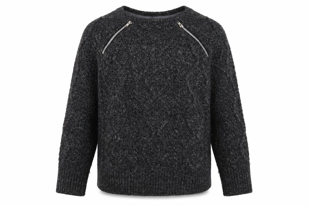 Womens UK Size M Marks and Spencer Black Pullover Jumper