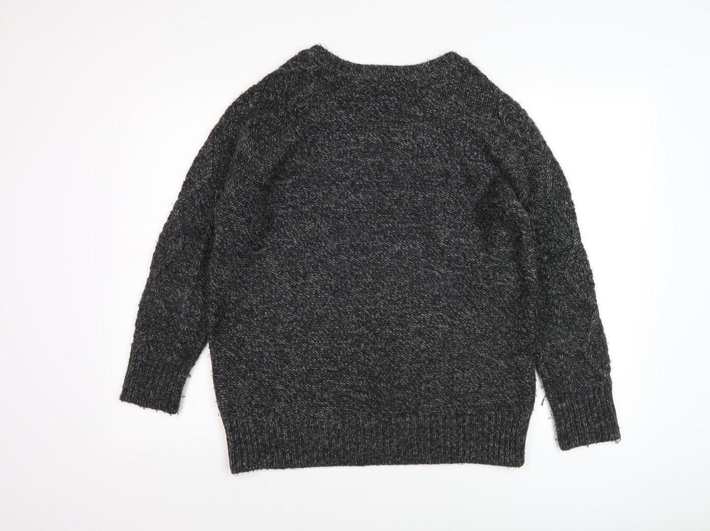 Womens UK Size M Marks and Spencer Black Pullover Jumper