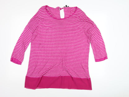Womens UK Size M Casamia Pink Basic Tunic