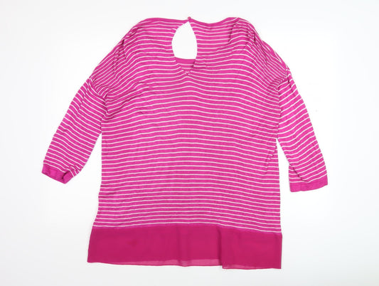 Womens UK Size M Casamia Pink Basic Tunic
