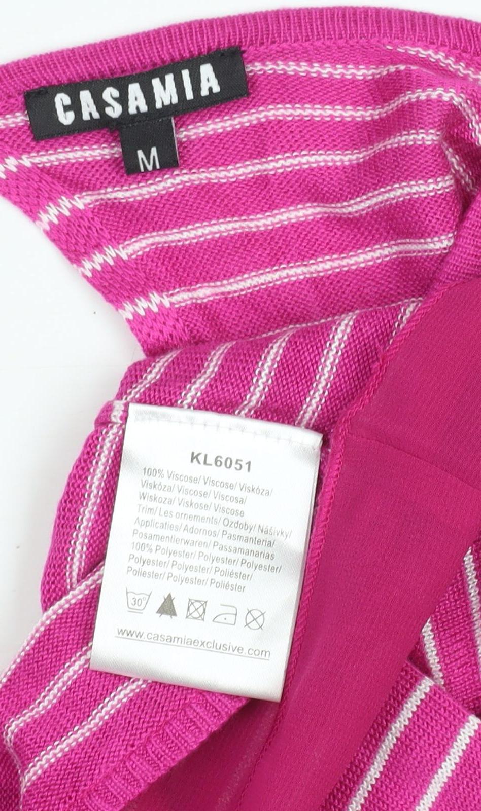 Womens UK Size M Casamia Pink Basic Tunic