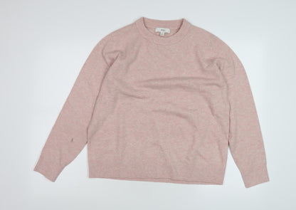 Womens UK Size M Marks and Spencer Pink Pullover Jumper