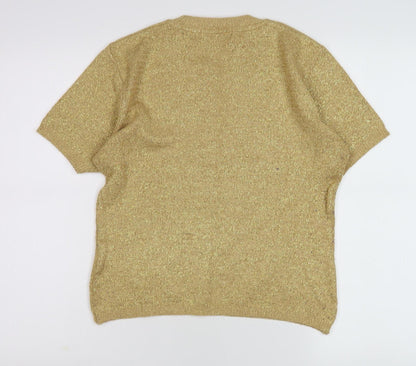 Berketex Women's Gold Pullover, Size 14-16, Vintage