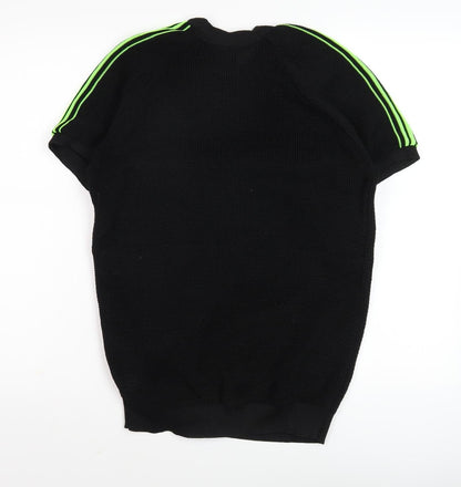 River Island Men's Black Cotton T-Shirt M