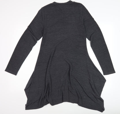 Izabel London Women's Grey Trapeze Swing Dress Size 8