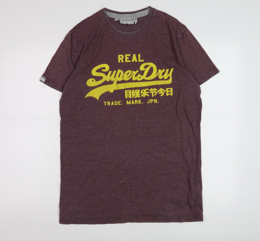 Superdry Men's Brown Graphic T-Shirt Size L