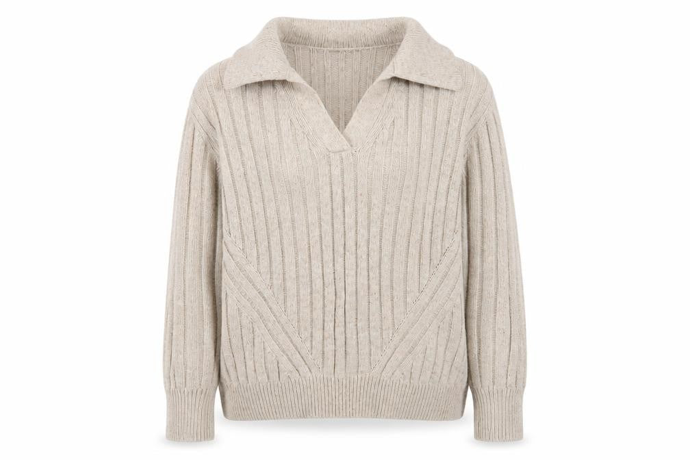 Womens UK Size M Per Una Beige Pullover Jumper