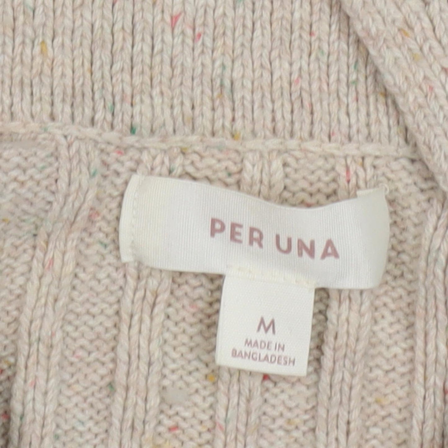 Womens UK Size M Per Una Beige Pullover Jumper
